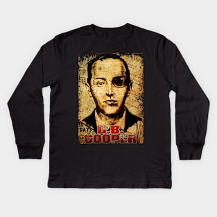 D B Cooper Design Kids Long Sleeve T-Shirt